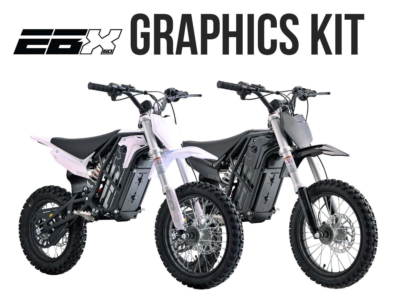 Electric pit bikes and ATVs EBOX V3 EBX 60 GRAPHICS KIT