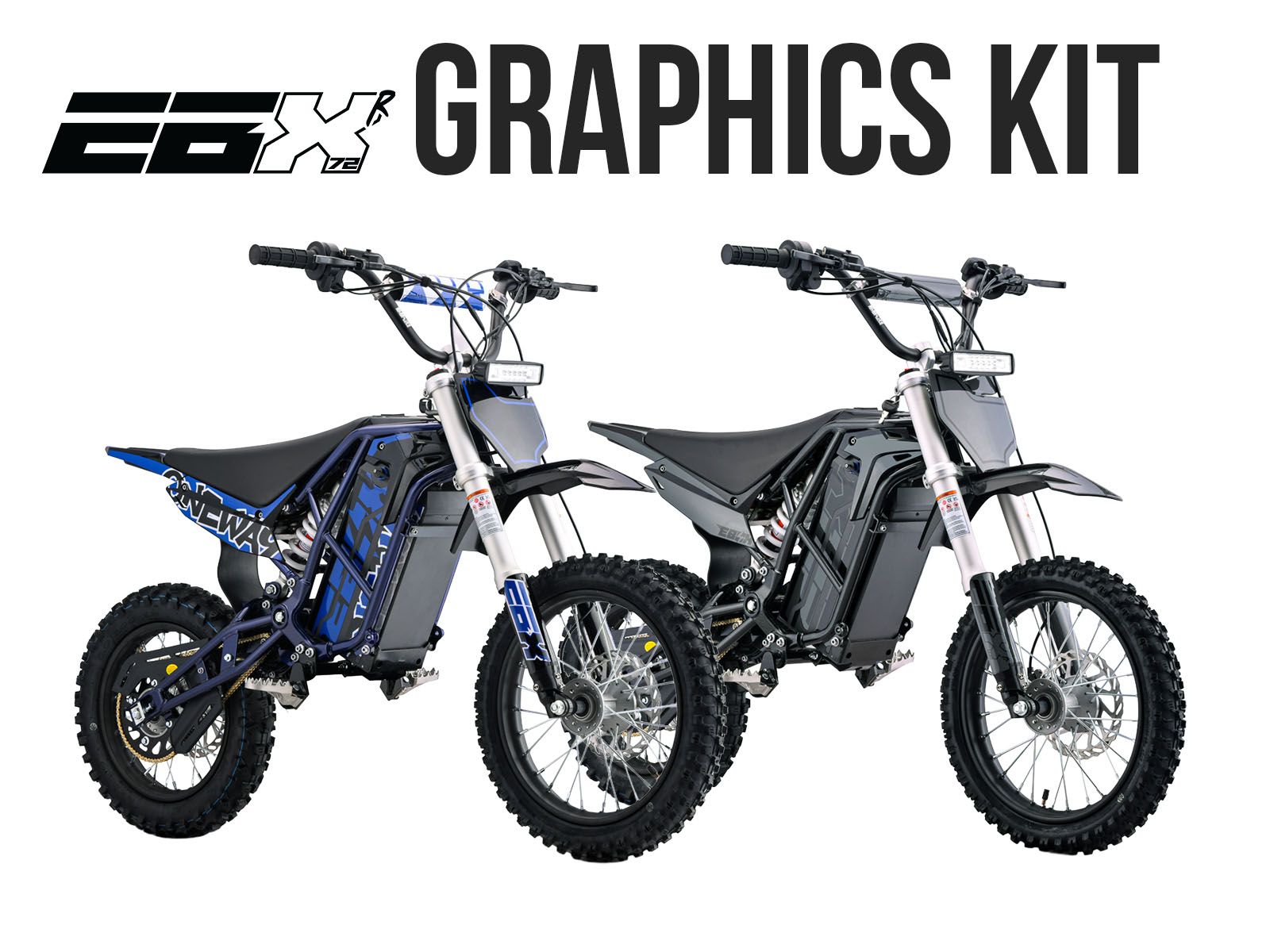 ソフビevirob2003 pit-a-pat-kit Electric pit bikes and ATVs EBOX V3 72RS GRAPHICS KIT