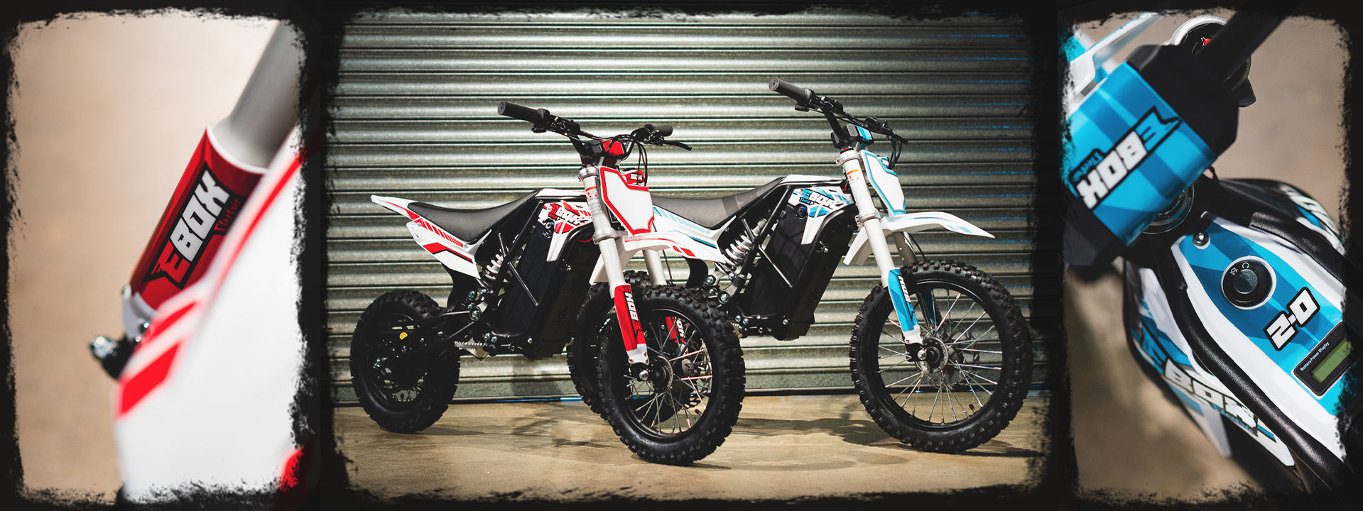 Electric pit bikes and ATVs Electric pit bikes for sale EBOX electric dirt bikes 1.6KW and 2.0KW
